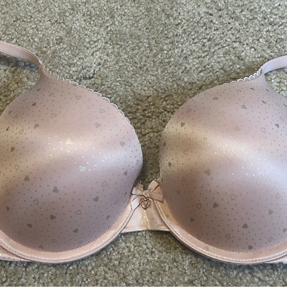 Victoria’s Secret Heart pattern Perfect Shape Push Up 36B NWOT